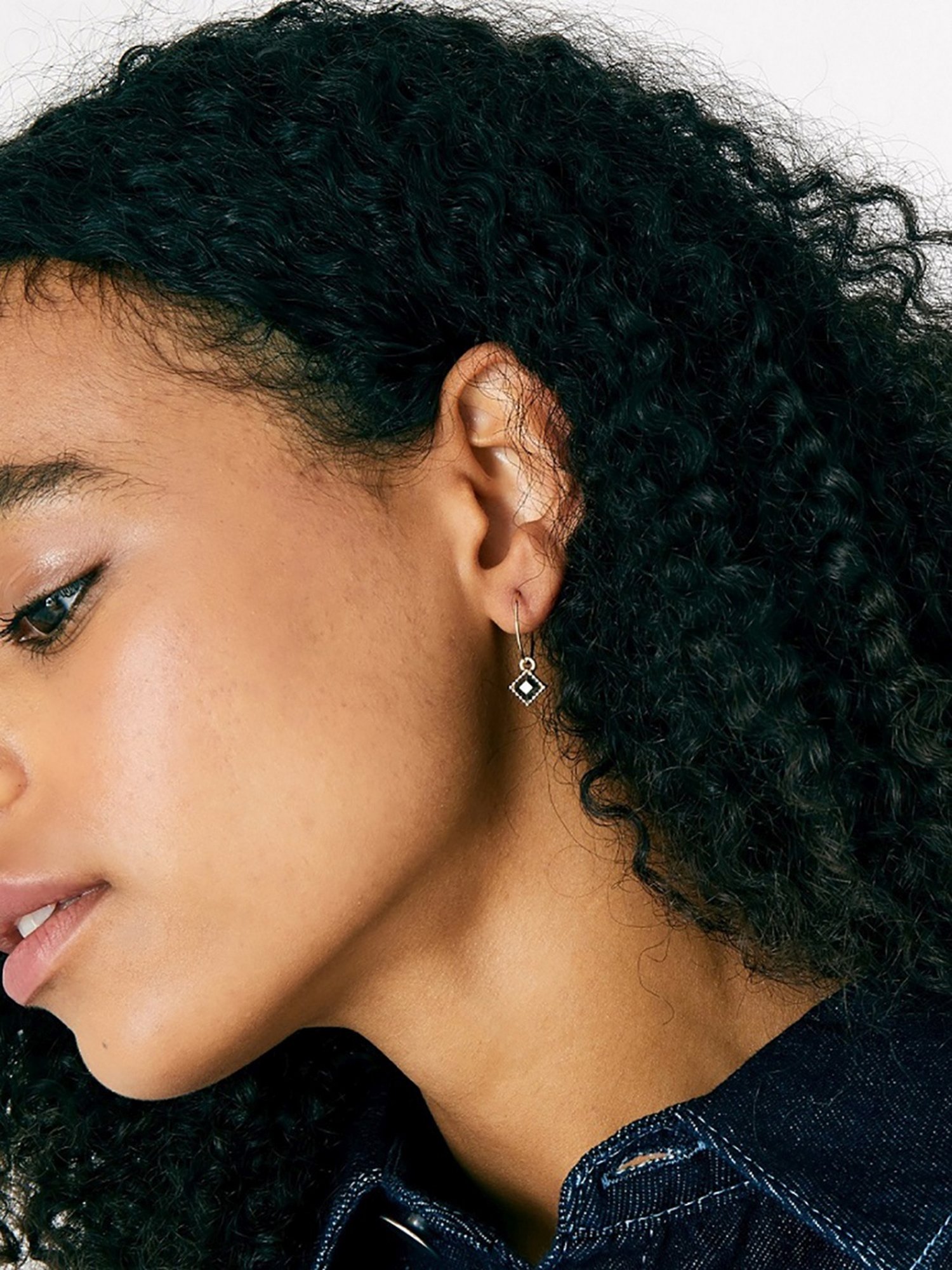 Accessorize London Sparkle Pearl White & Grey Stud & Hoop Earrings (Set of 3 )