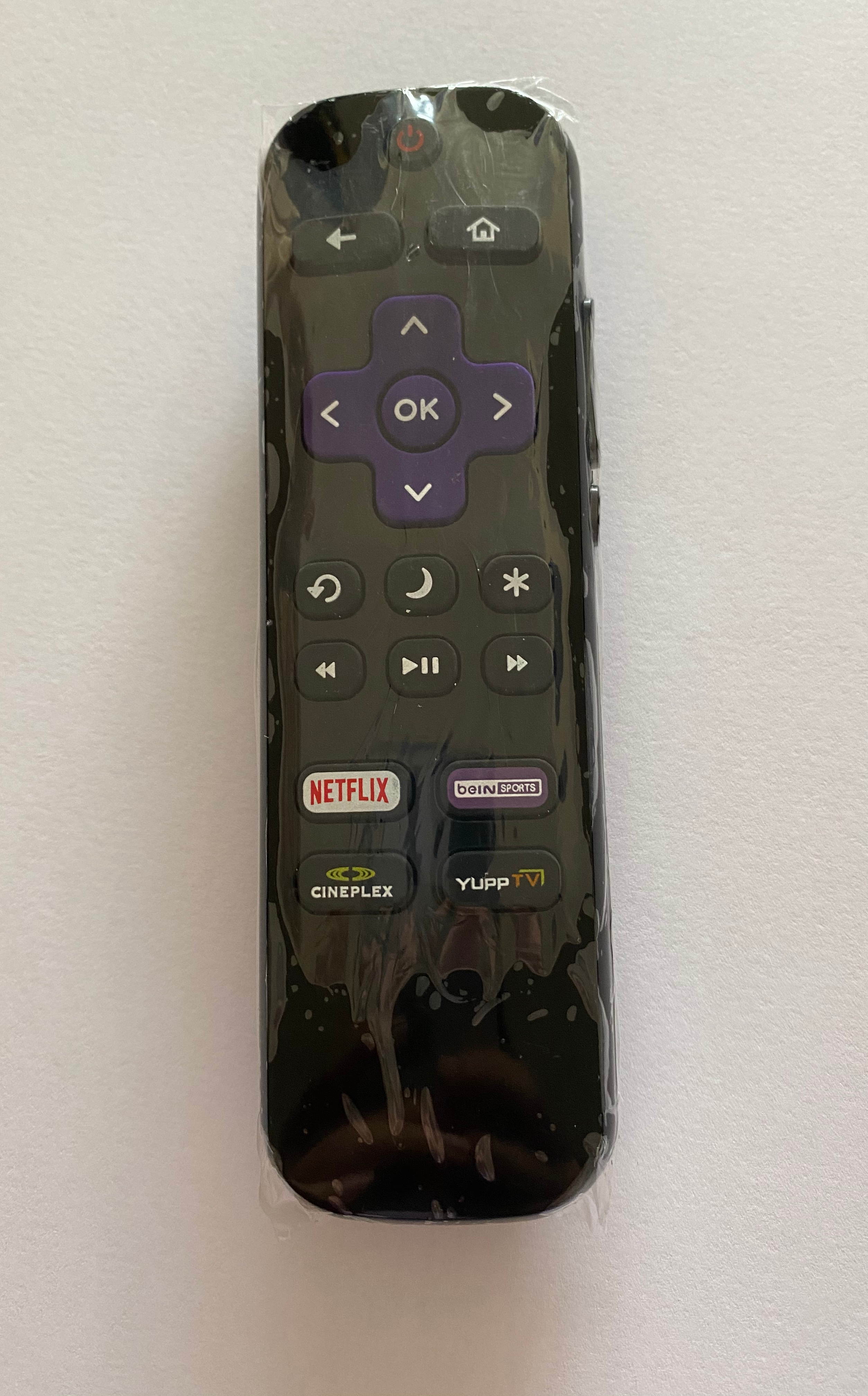 Replaced RCA Roku Remote with NETFLIX BEIN SPORTS CINEPLEX YUPPTV