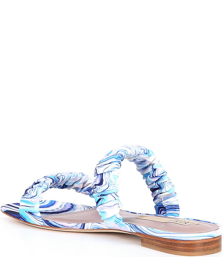Deltan Cora Printed Two Band Sandals