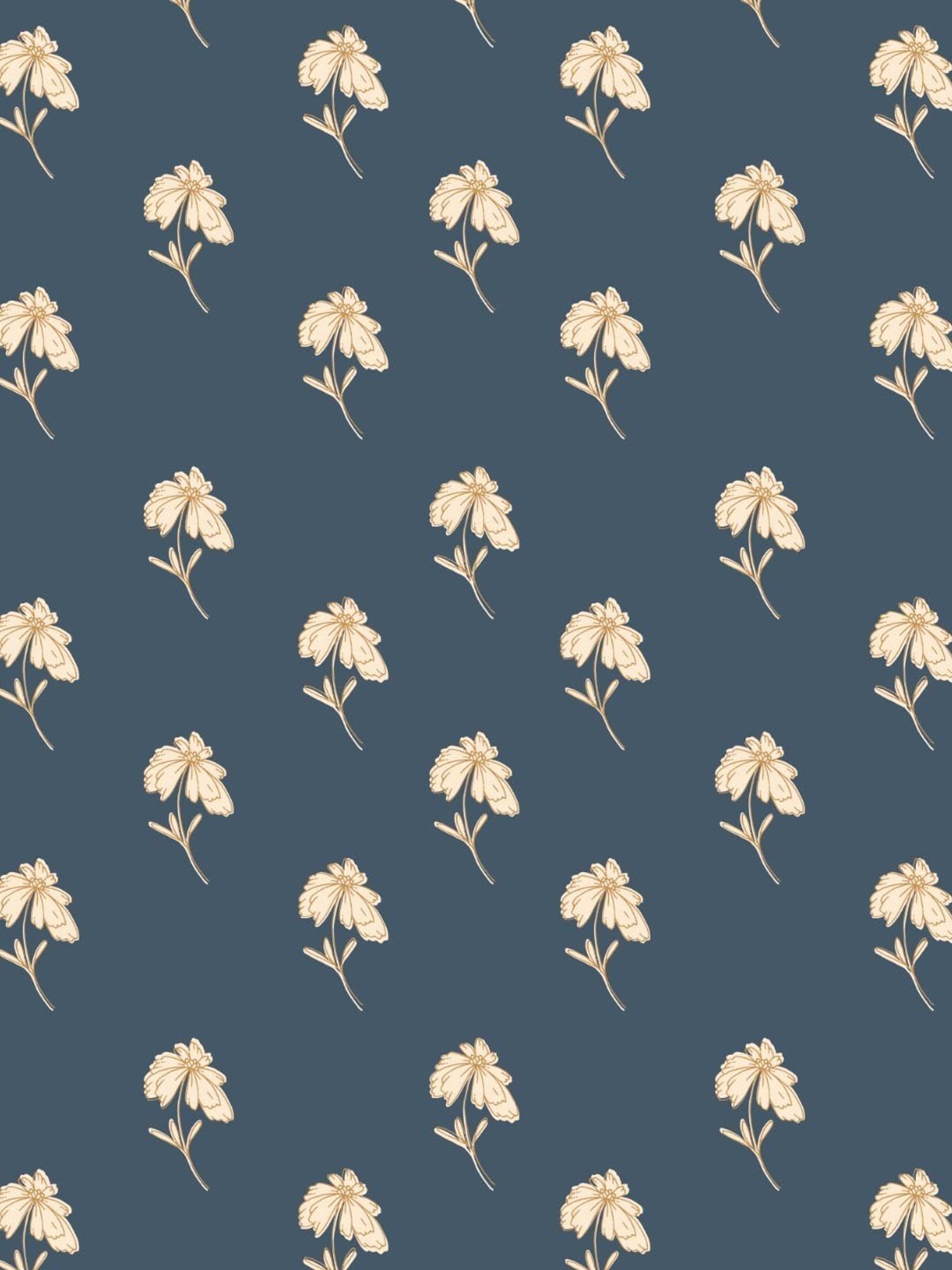 SPACES DRAPE STORY Boho Floral Blue Polyester 5 ft Sheer Window Curtains - Set of 2