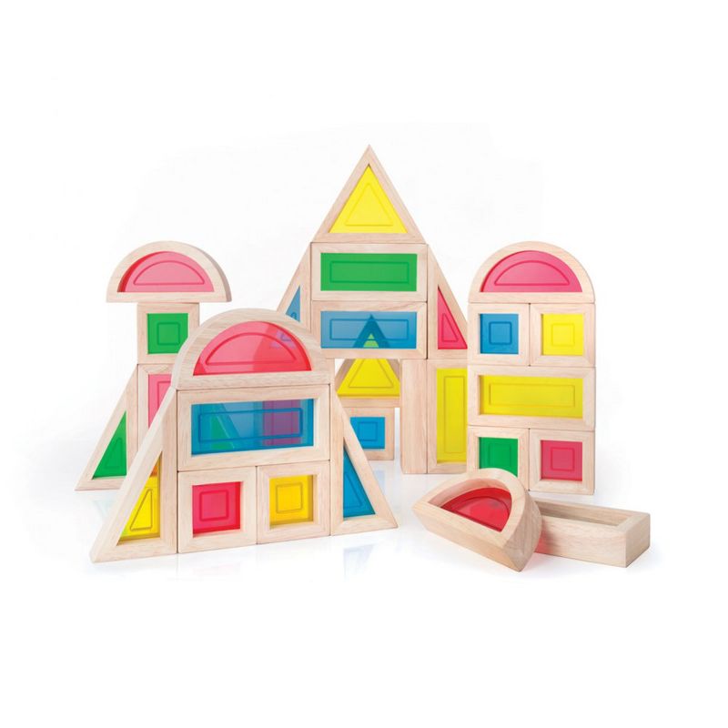 Guidecraft Rainbow Blocks  - 30 Pcs