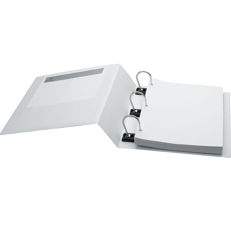 Ideastream Find It Snap-N-Store 5" 3-Ring View Binder White (SNS01705) 652108