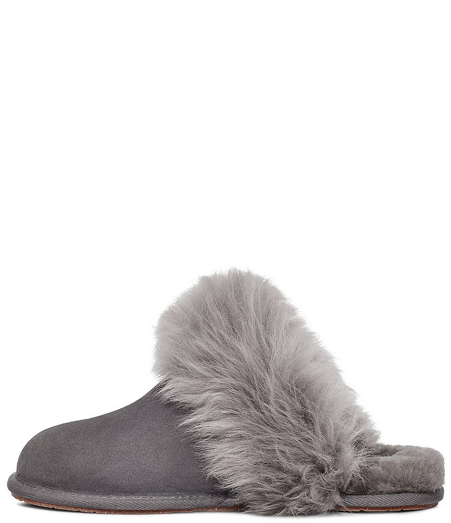 UGG&reg; Scuff Sis Suede Fur Slippers