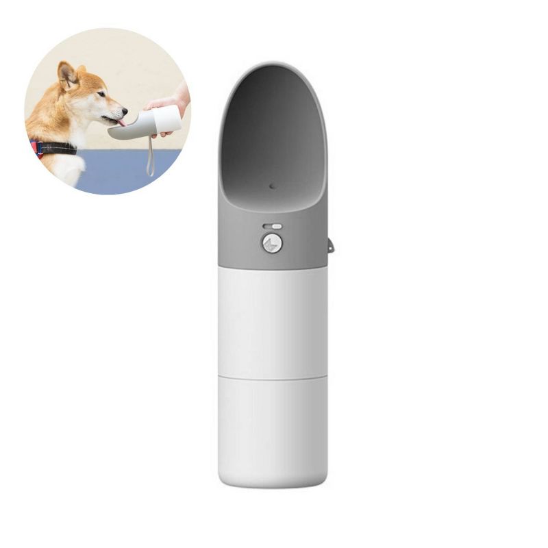 Amici Pet Marble Paw Glass Food Canister, 72oz