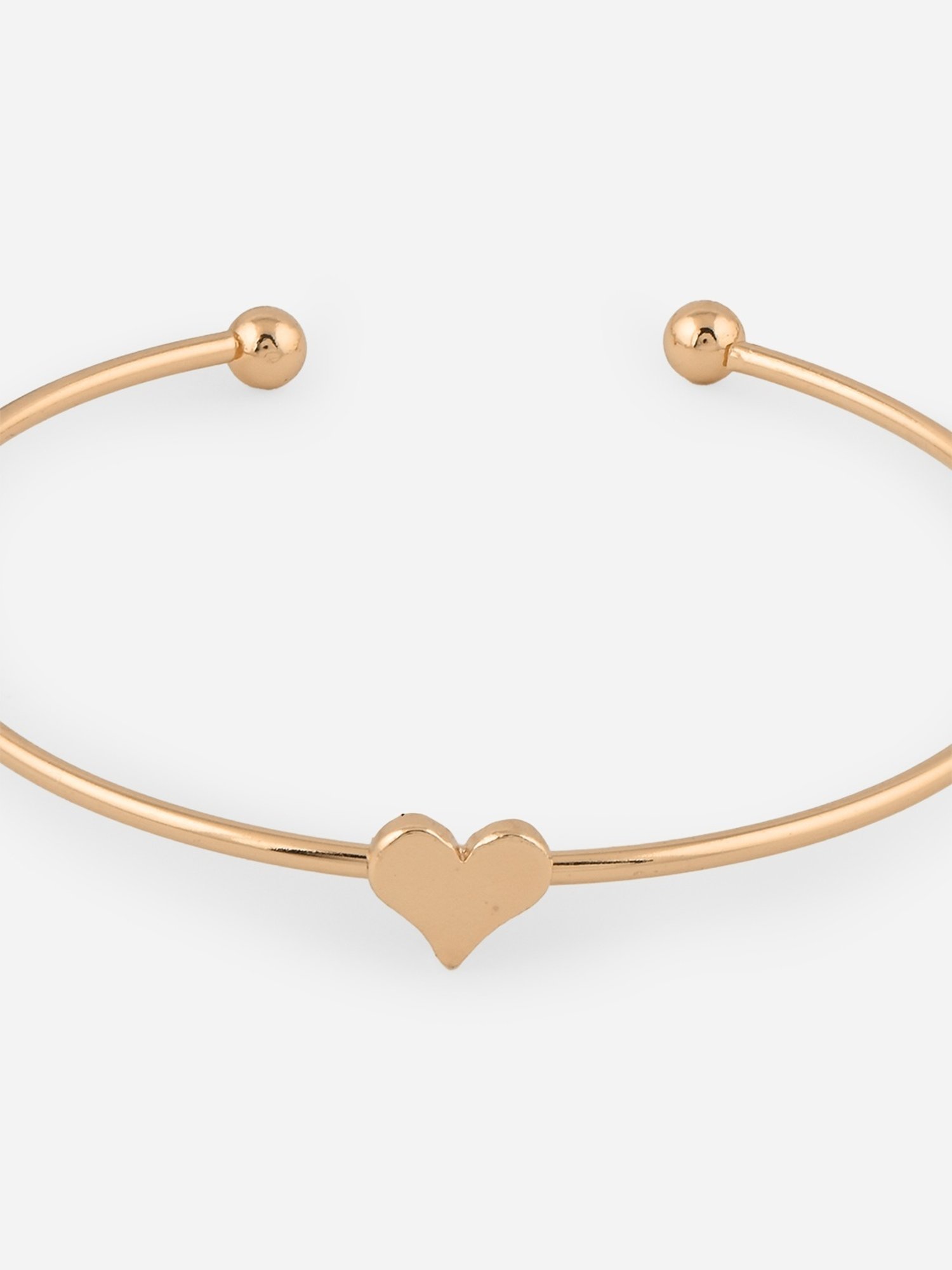 Toniq Gold-Plated Star and Moon Shape Bracelet Kada - Set of 3