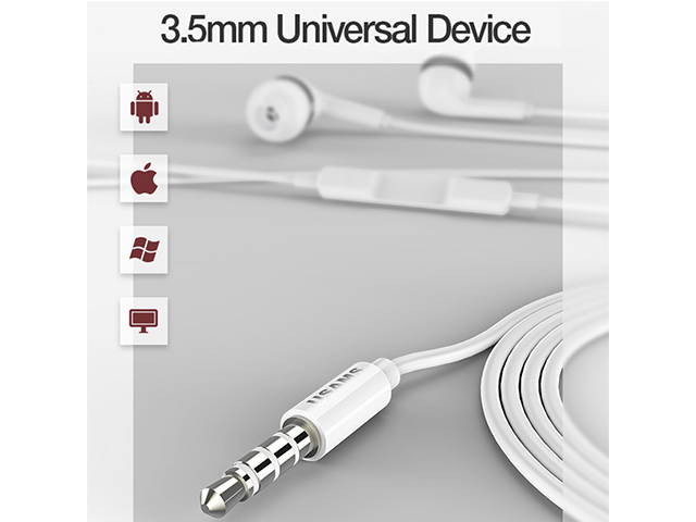 AutofeelSunriseoffice Hifi Earphone In-Ear 3.5mm Sport Headphones Super Bass Stereo Earphones Hands-Free Headset With Mic For Mobile Phone Computer PC Xiaomi