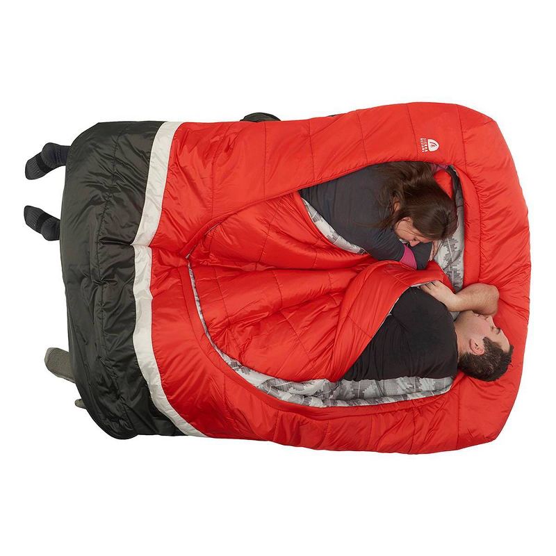 Sierra Designs Frontcountry 20 Degree Queen Sleeping Bag - Red