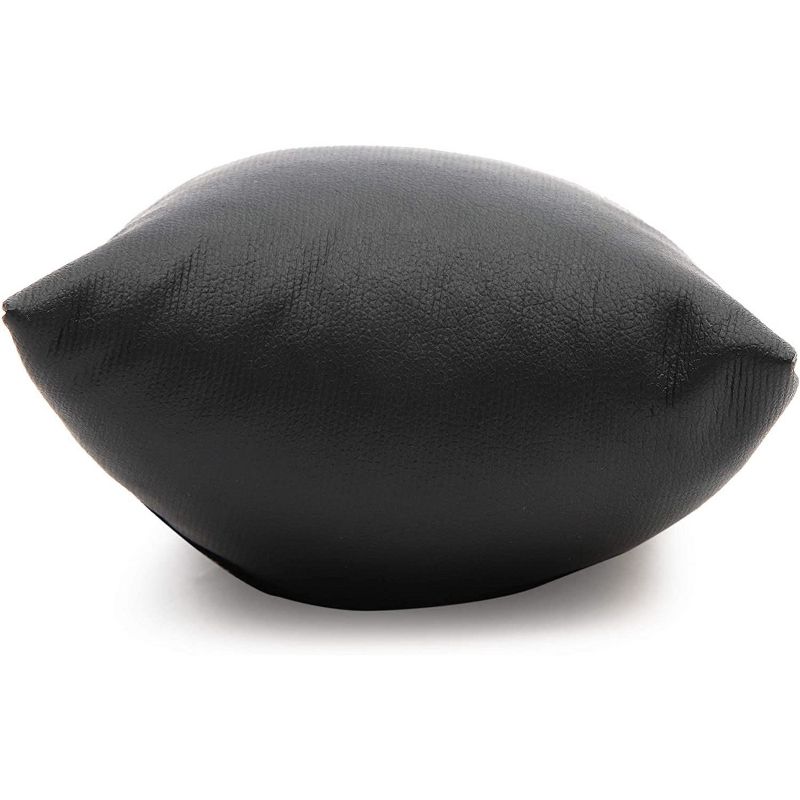 12-Pack Black Faux Leather Jewelry Display Pillows Cushion Holder 3" for Watch Bracelet Bangle Showcase