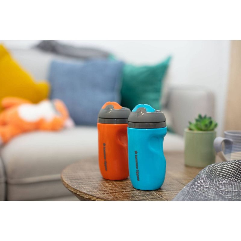 Tommee Tippee 2pk Insulated Sippee Toddler Cup - Blue/Orange - 9oz