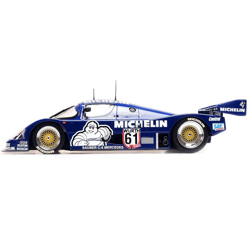 Sauber Mercedes C9 #61 J.-L. Schlesser "Michelin" Winner ADAC Supersprint 1987 Ltd Ed 504 pcs 1/18 Diecast Model Car Minichamps