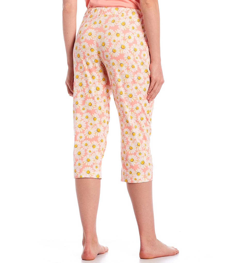 Donna Karan Abstract Print Knit Sleep Pants