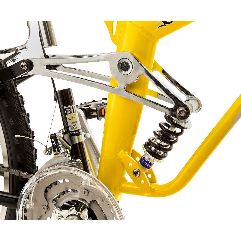 Titan Glacier Pro Alloy Suspension 26" Mountain Bike - Yellow/Black