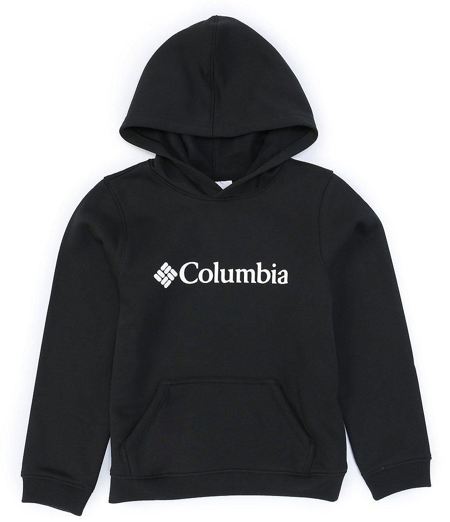 Guess Big Boys 8-16 Long-Sleeve Guess Logo Color-Block Fleece Pull-Over Hoodie