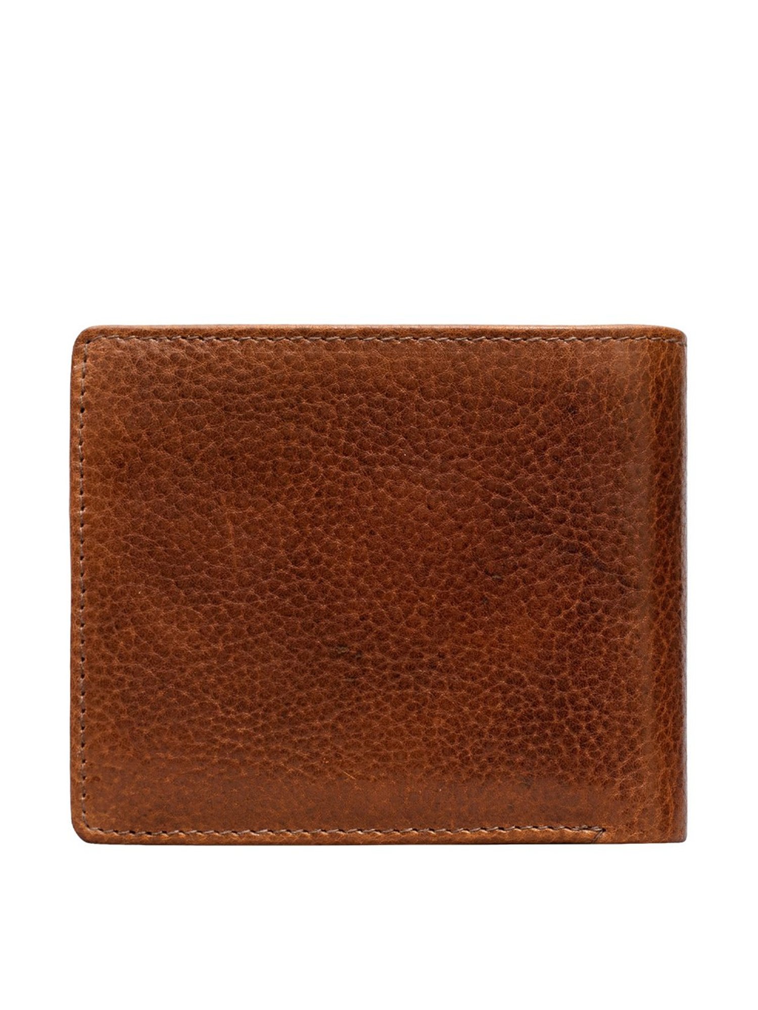 Eske Tan Solid Bi-Fold Wallet for Men
