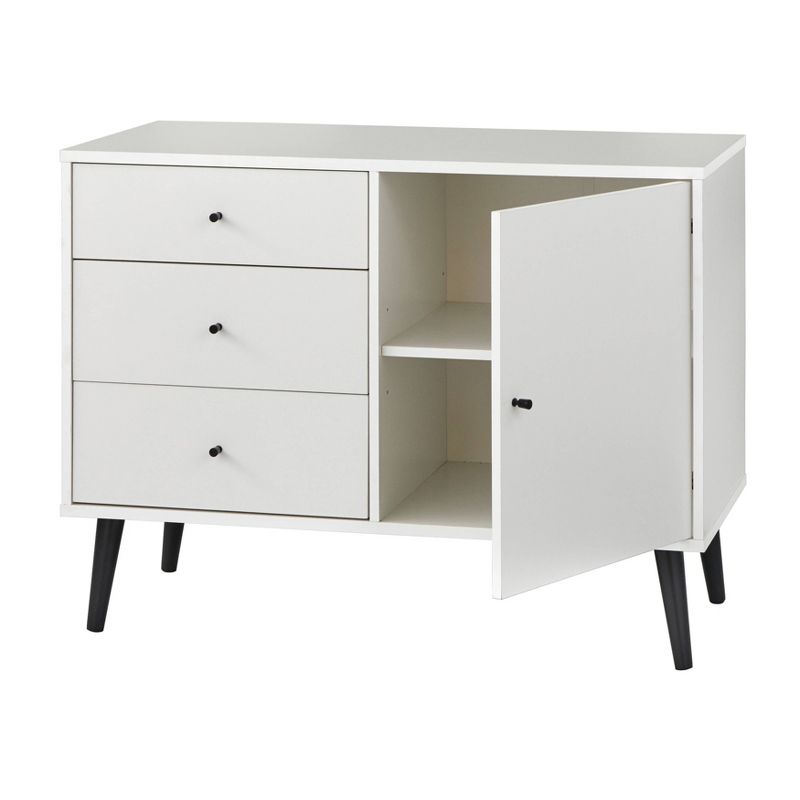 Teresa Mid Century Buffet White/Gray - Buylateral