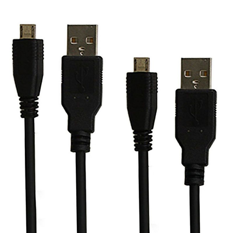 KMD 10 Feet Twin Pack USB Charging Cable Compatible with Microsoft Xbox One Controller
