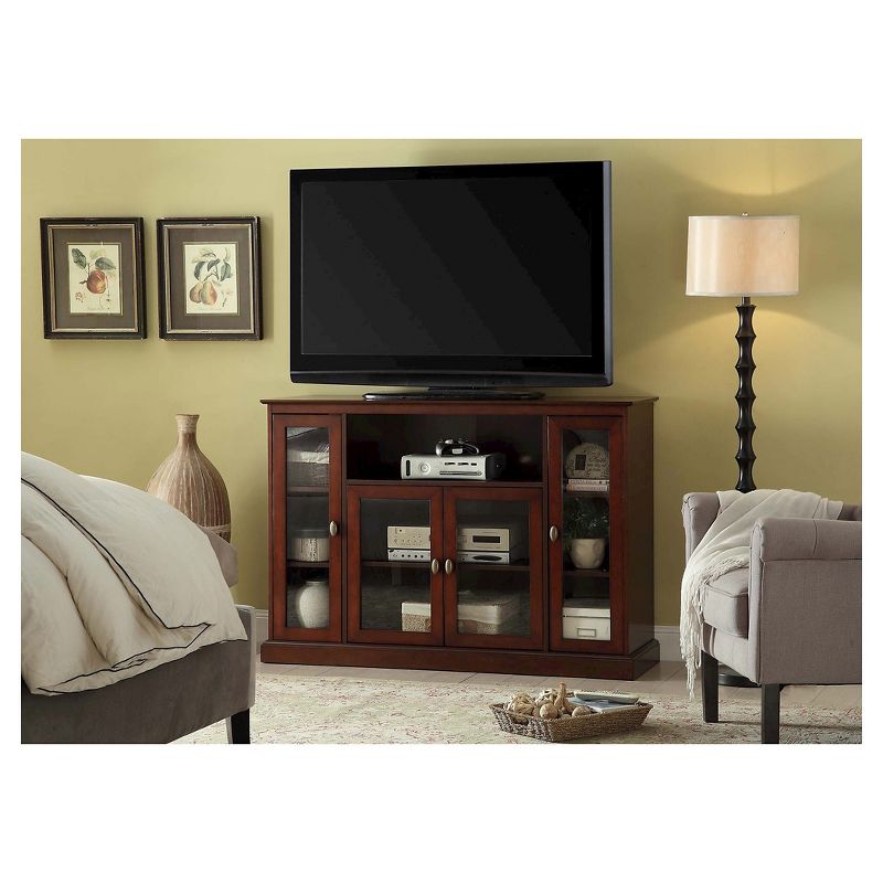 Summit Highboy TV Stand Espresso - Breighton Home