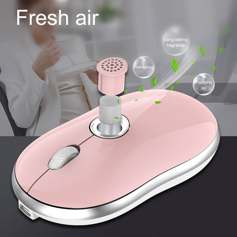 T31 Aromatherapy Wireless Laptop Desktop Computer Office Fashion Mouse for Girls