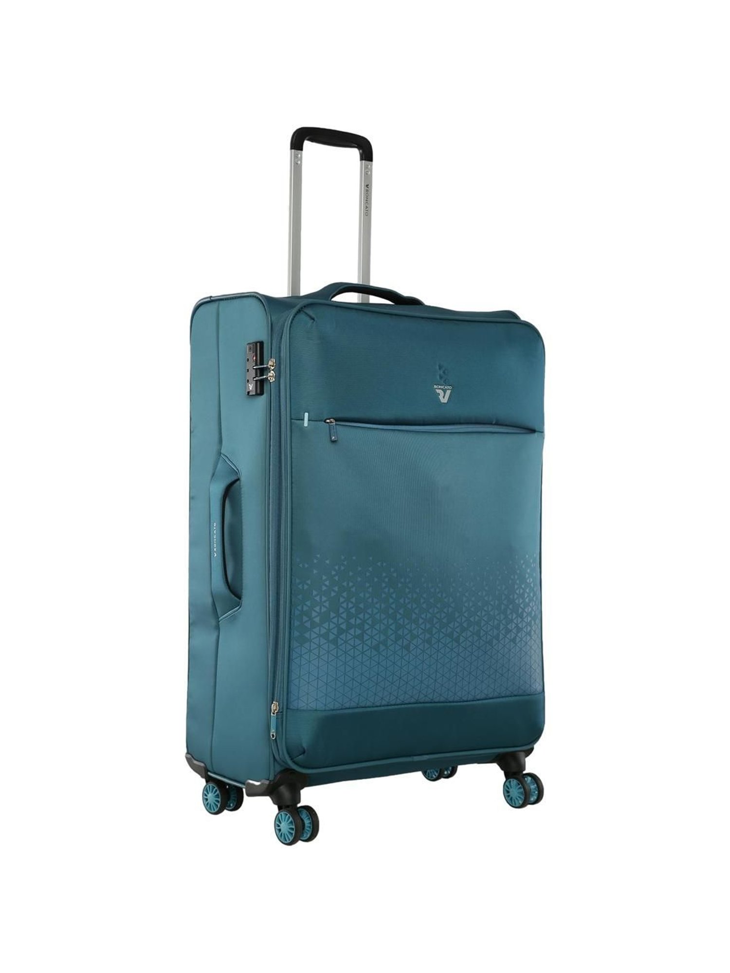 Roncato Crosslite Petrolo Solid Soft Large Trolley Bag -30 cm