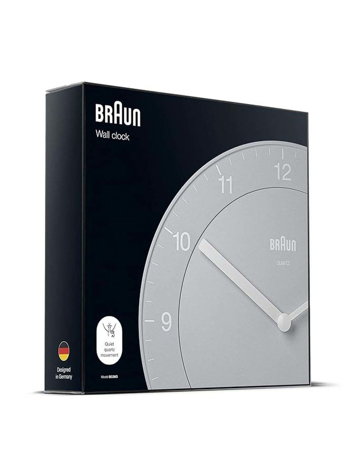 Braun Grey Classic Travel Analog Alarm Clock
