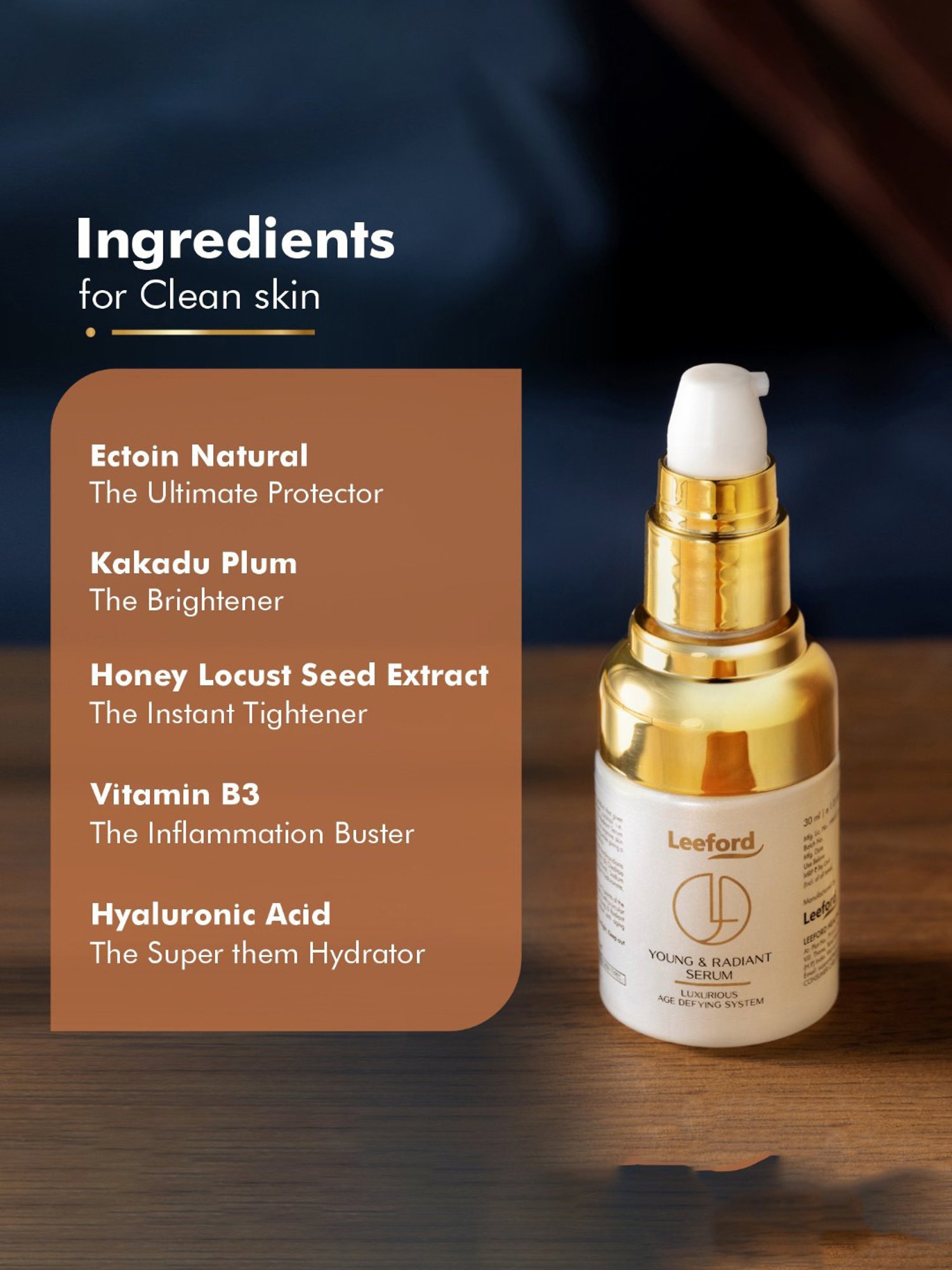 Leeford Young & Radiant Serum - 30 ml