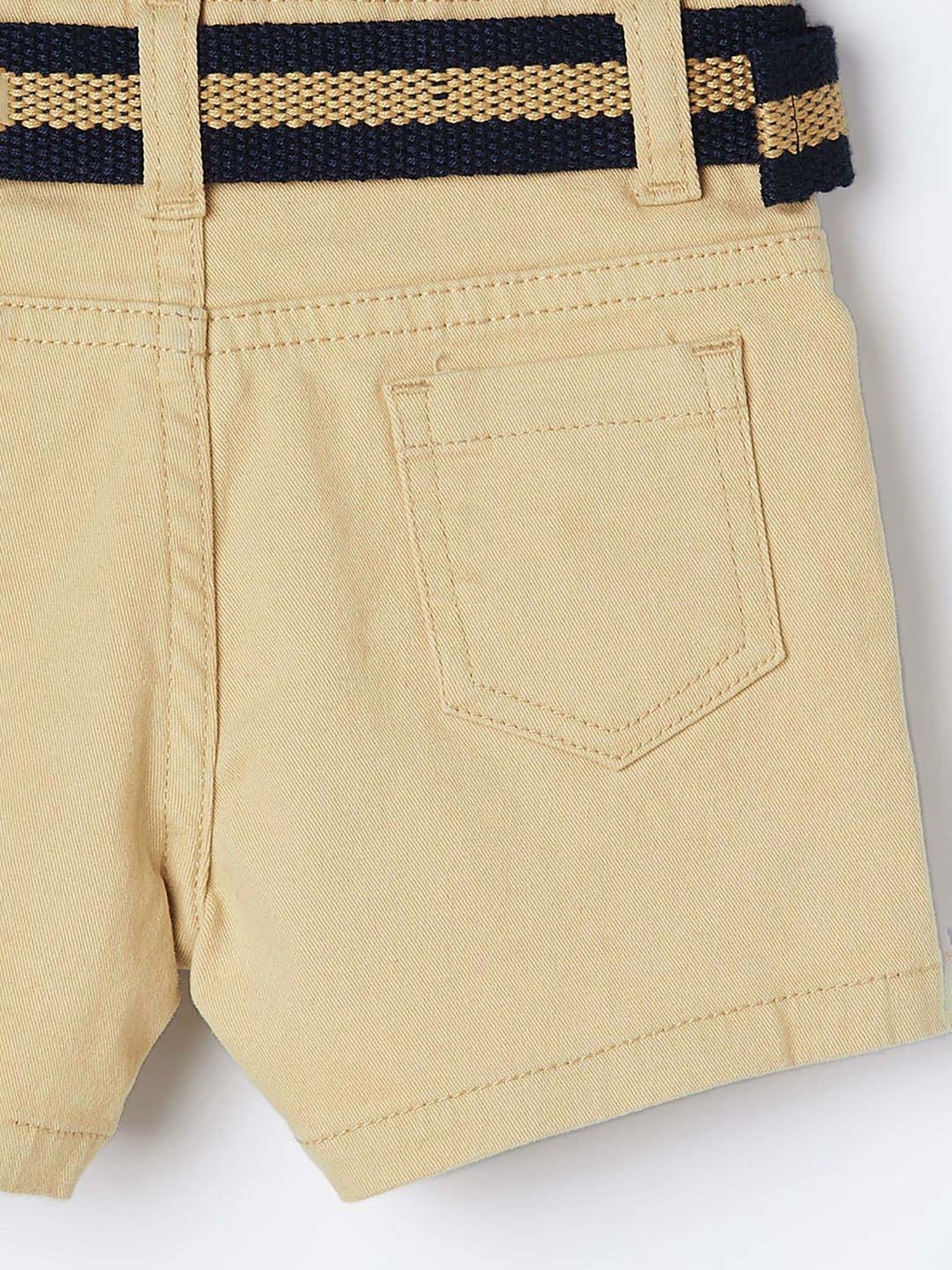 Juniors by Lifestyle Kids Beige Cotton Regular Fit Short