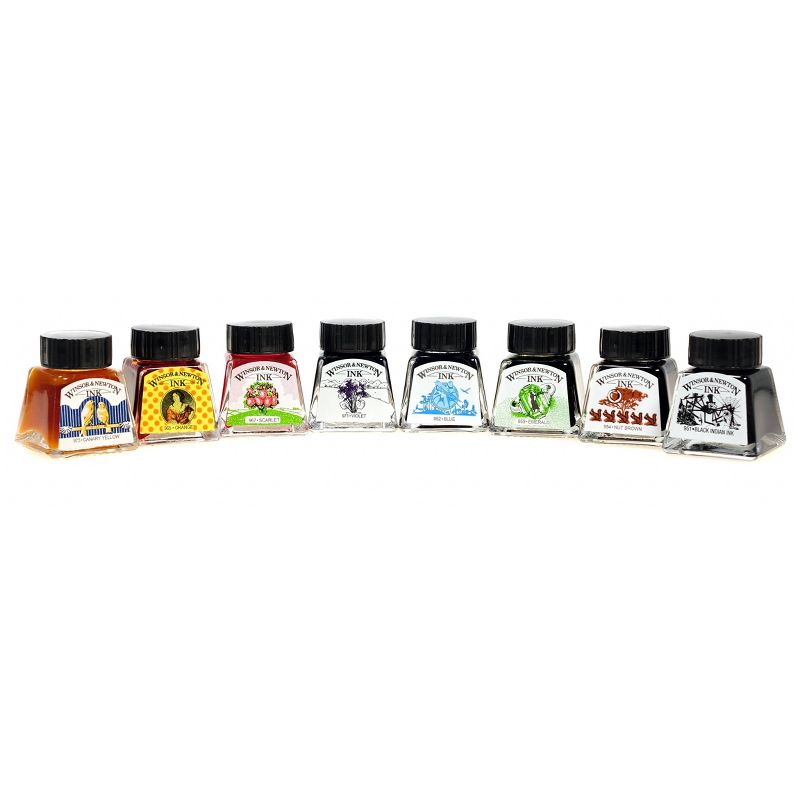 Drawing Ink Pack Henry Collection 8ct - Winsor and Newton