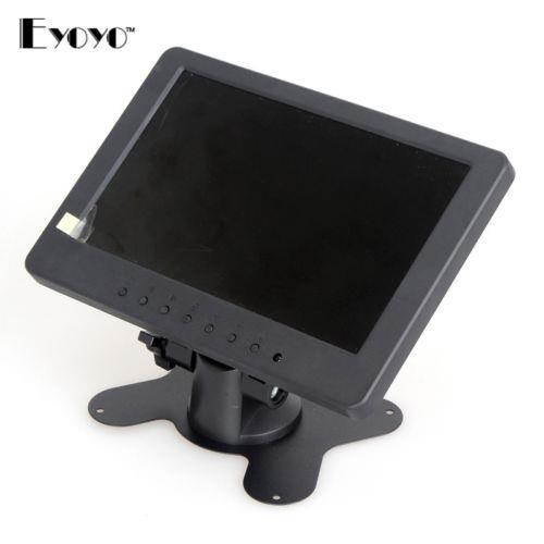 HD 7" TFT LCD Color Monitor 1024*600 VGA BNC Video Audio HQ For PC,CCTV Cam,DVD