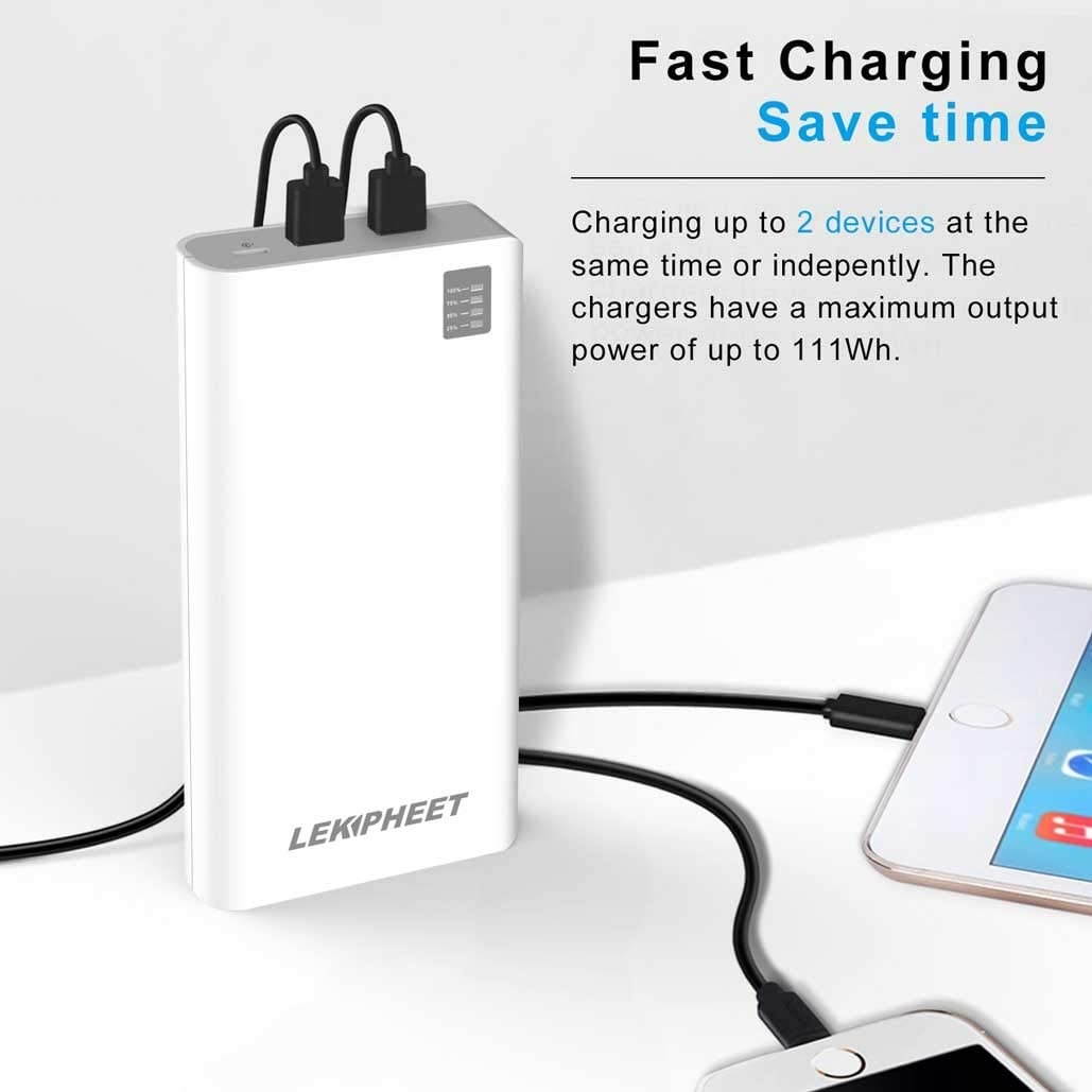 Power Banks Portable Charger 30000(mAh) Stylish Design Quick Charge Cell Phones Tablet DV etc (30000mAh)
