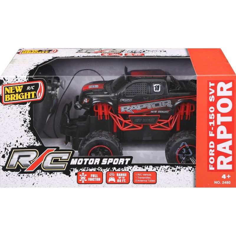 New Bright 1:24 R/C FF Truck - Raptor Black