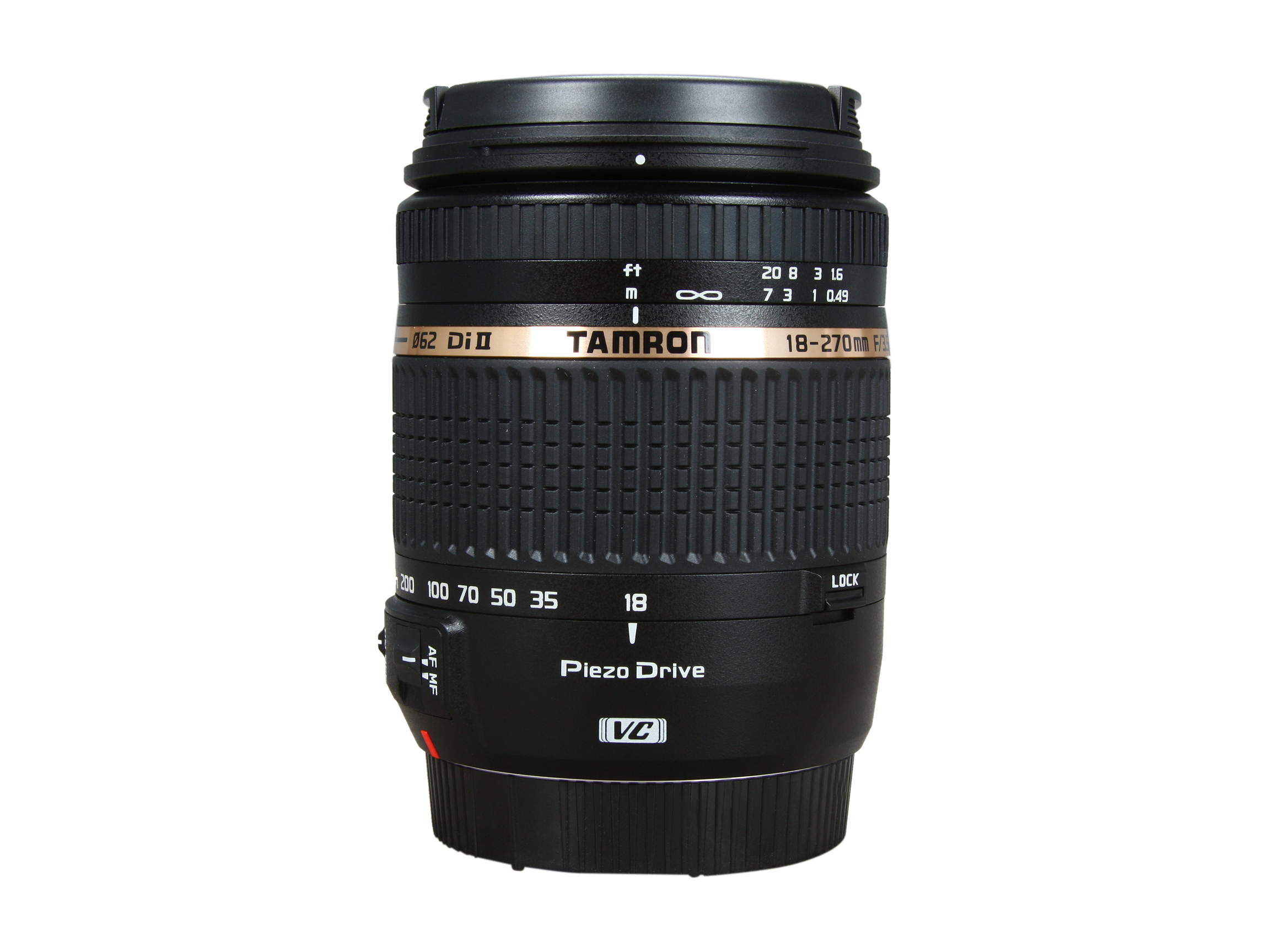 TAMRON AFB008C700 (B008) SLR Lenses 18-270mm/F3.5-6.3 Di II VC PZD Lens For Canon Black
