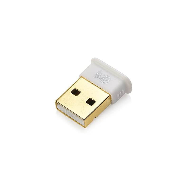 USB Bluetooth Adapter USB to Bluetooth 40 Adapter for Windows 10 81 8 7 Vista XP Raspberry Pi in White