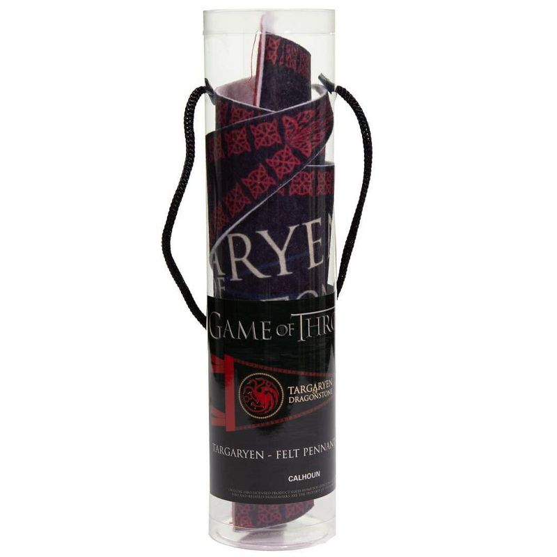 Calhoun Sportswear Game of Thrones 8.5"x21" House Targaryen Felt Wall Pennant