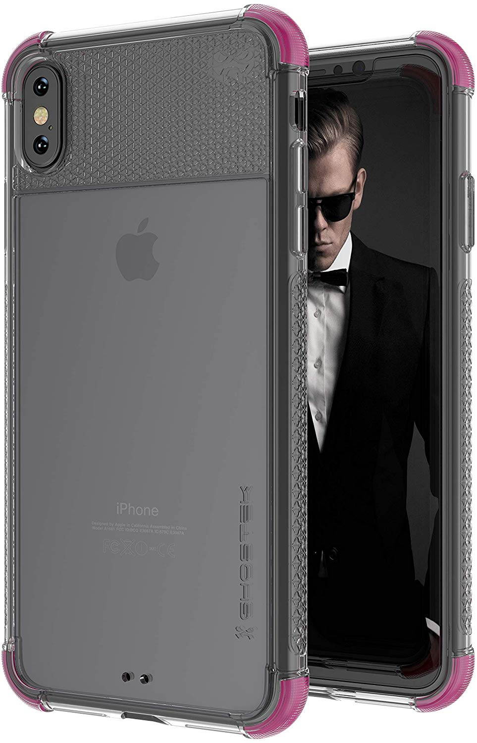 Moshi Vitros Clear Case for iPhone 11 - For Apple iPhone 11 Smartphone - Clear, Raven Black - High Gloss