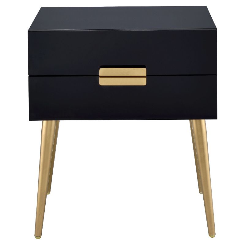 End Table Black Gold - Acme Furniture