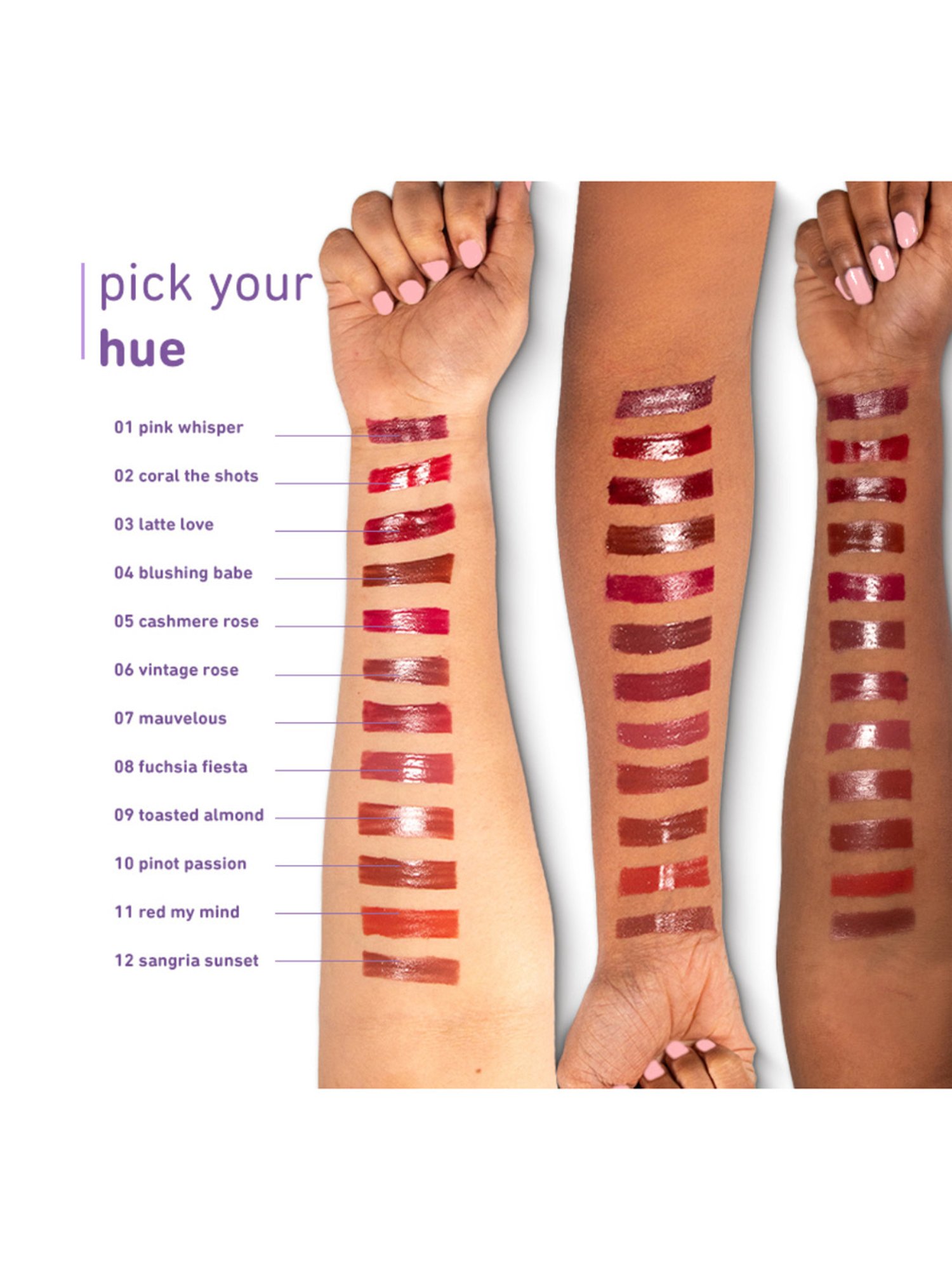 Plum Glassy Glaze Lip Lacquer 04 Blushing Babe - 4.5 ml