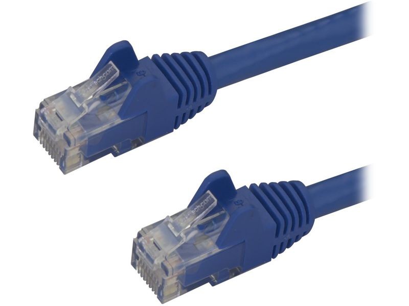 StarTech.com N6PATCH7BL Cat6 Ethernet Cable - 7 ft - Blue - Patch Cable - Snagless Cat5 Cable - Short Network Cable - Ethernet Cord - Cat 6 Cable - 7ft
