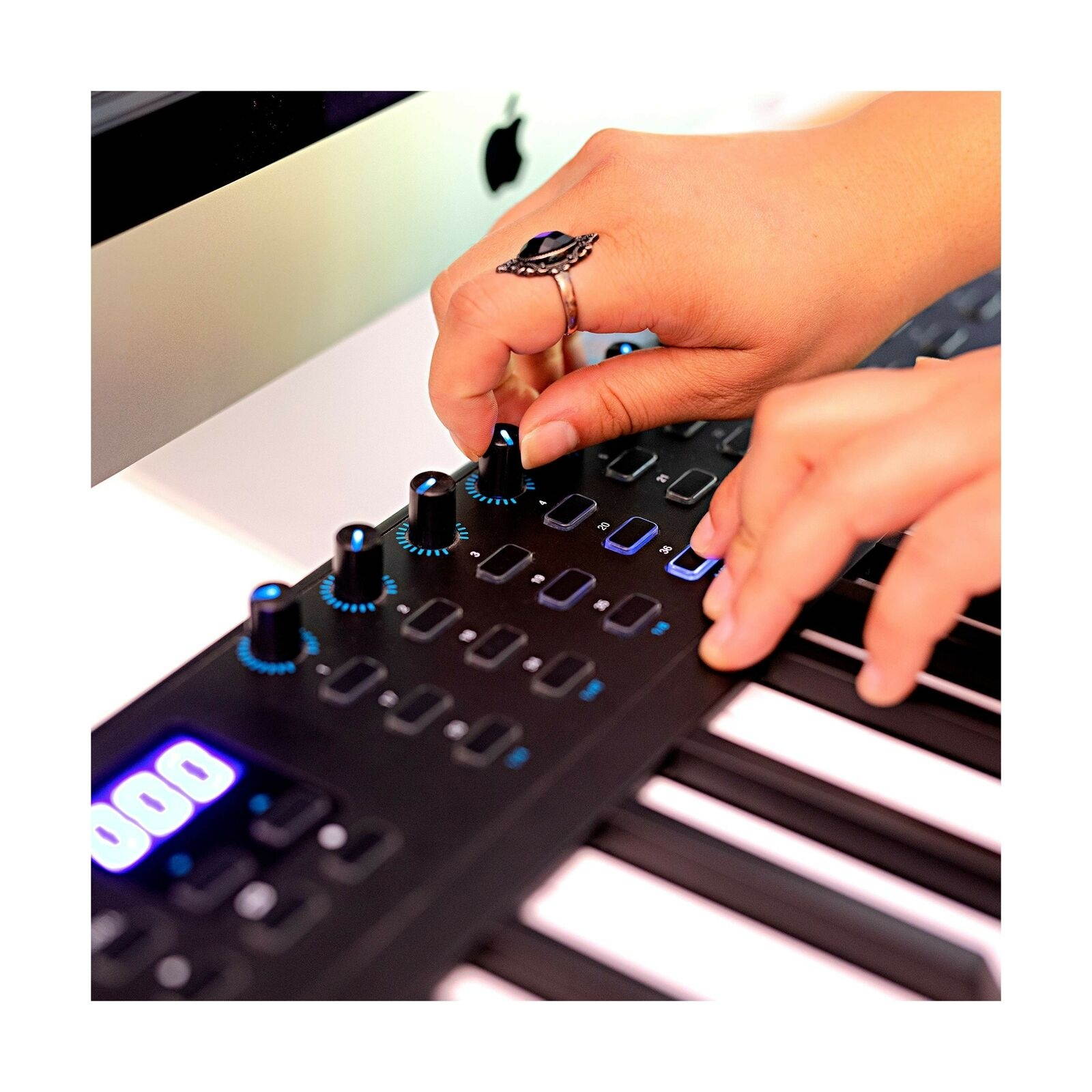 Alesis VI61 | 61-Key USB MIDI Keyboard Controller with 16 Pads, 16 Assignable...