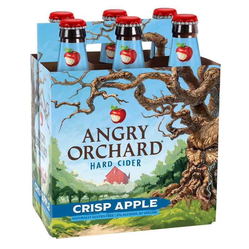 Angry Orchard Crisp Apple Hard Cider - 12pk/12 fl oz Cans
