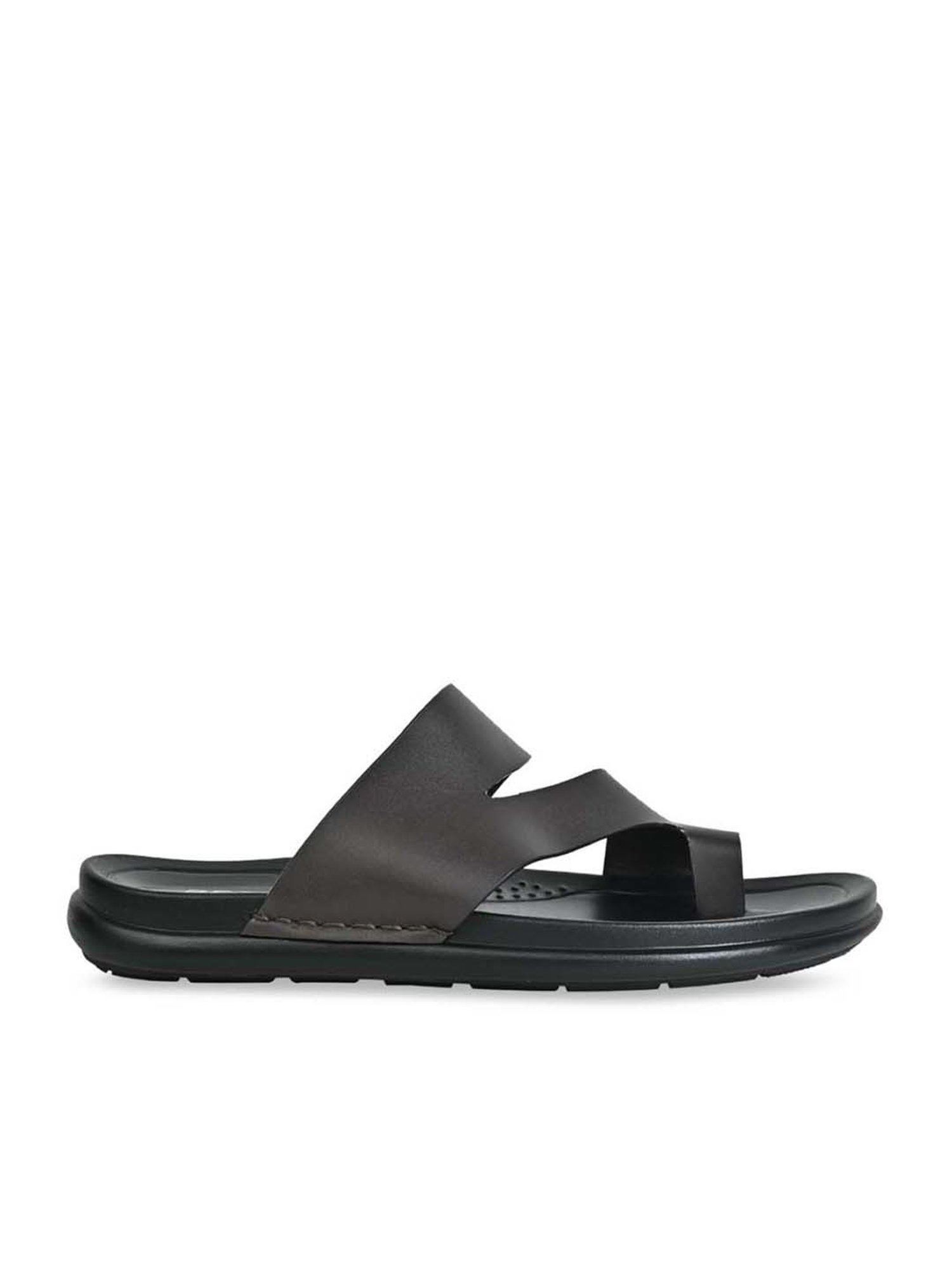 Regal Men's Brown Toe Ring Sandals