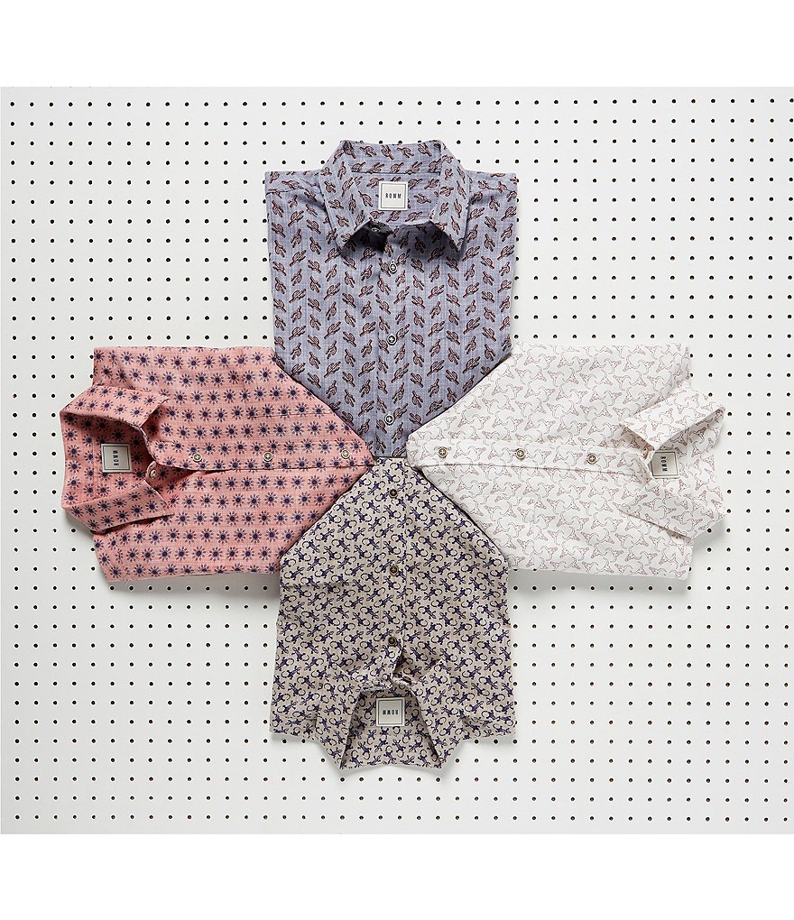 Rowm Short Sleeve Gecko Print Sportshirt