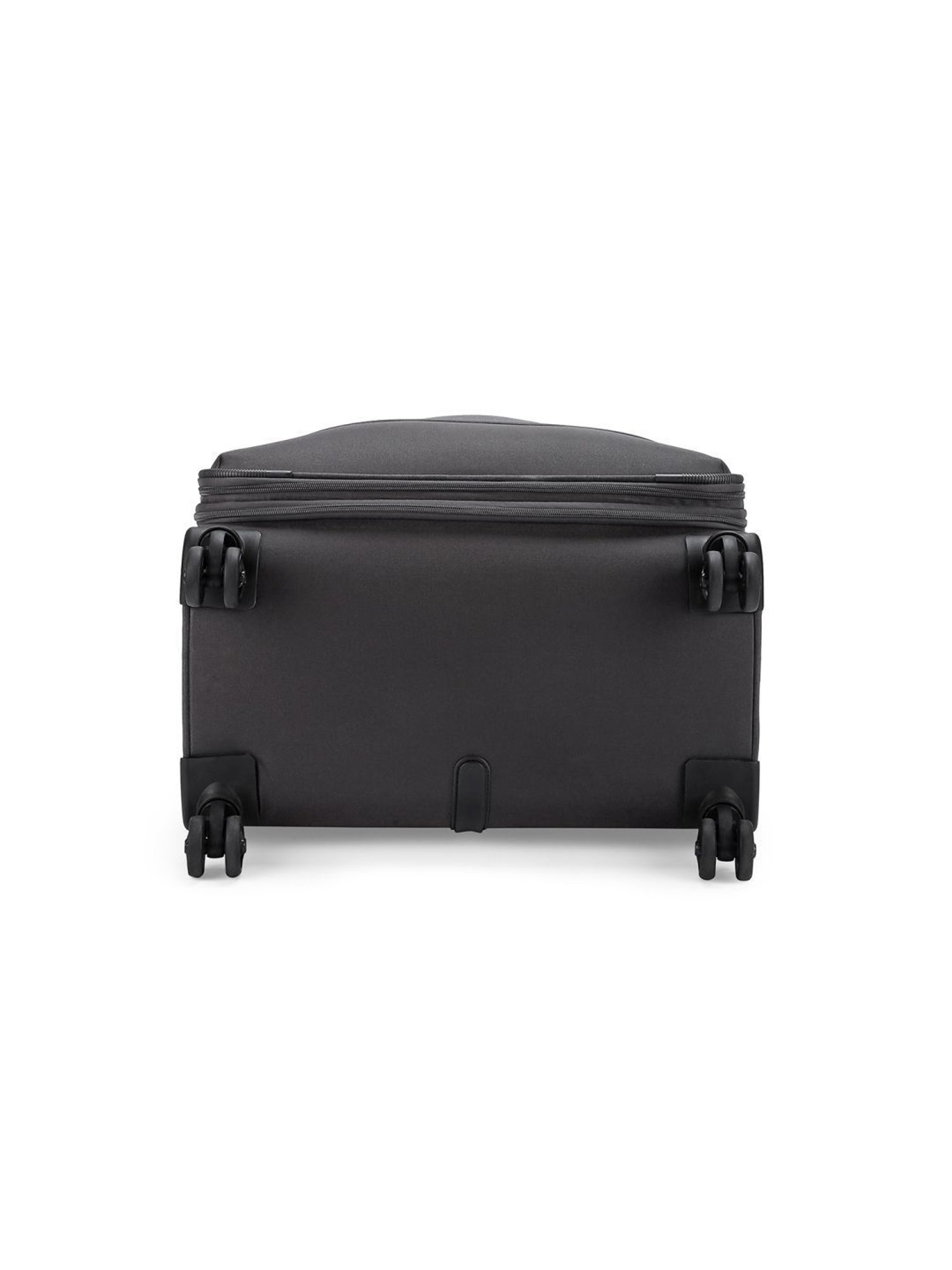 Aristocrat Saphire Plus Dark Grey Solid Soft Medium Trolley Bag - 32 cm