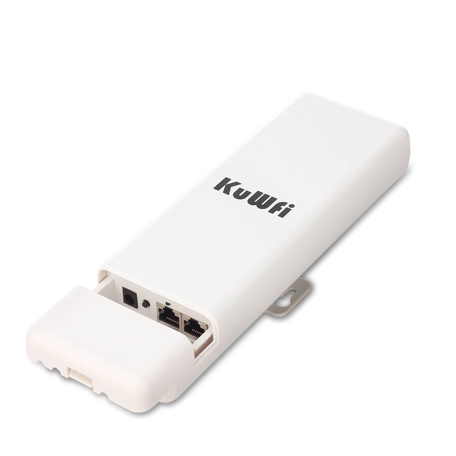 KuWfi CPE450 Wireless Long Range 2-3km 5.8Ghz 900Mbps Wireless Outdoor CPE wifi Bridge High Power Wireless Router Super WDS Wifi Reapter with 14dBi Antenna 24V POE support