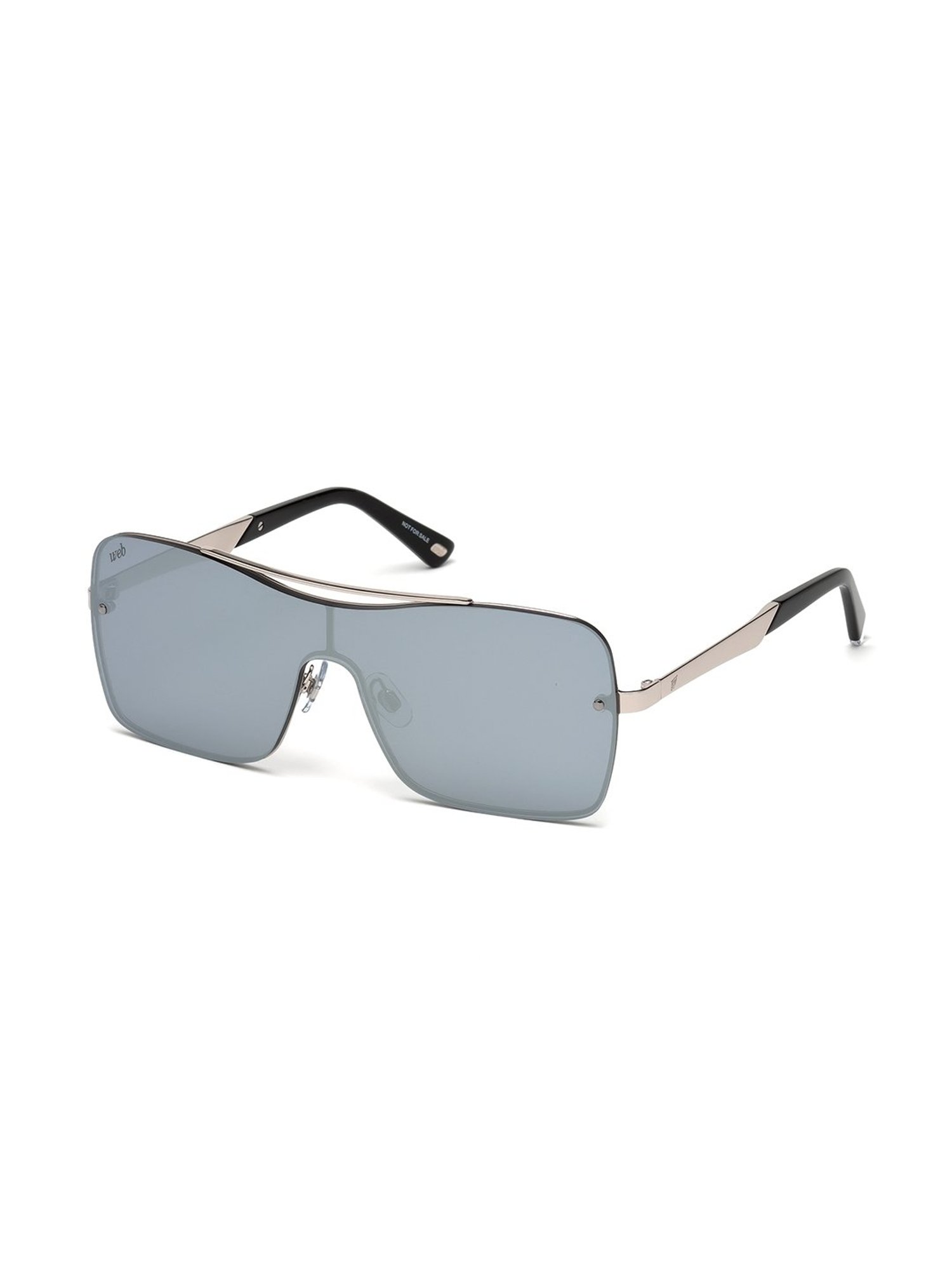 WEB EYEWEAR Grey Square Sunglasses Designed in Italy