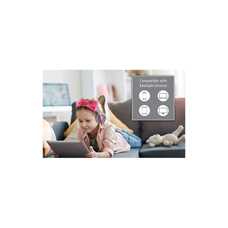 TS-140BP Headphones for Kids Toy Story 4 Bo Peep Adjustable Stereo Tangle-Free 3.5Mm Jack Wired Cord Over Ear Parental Volume Control School Home Travel