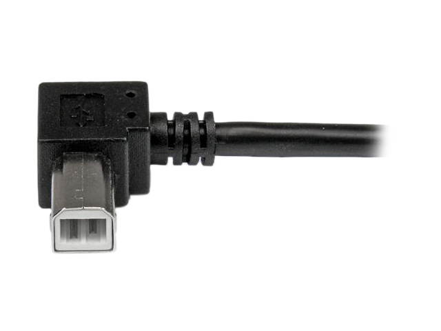 StarTech.com USBAB3ML USB 2.0 A to Left Angle B Cable - M/M