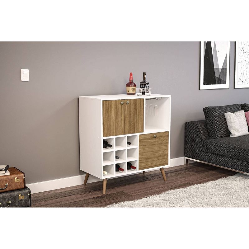 Alpine Bar Cabinet Walnut - Chique