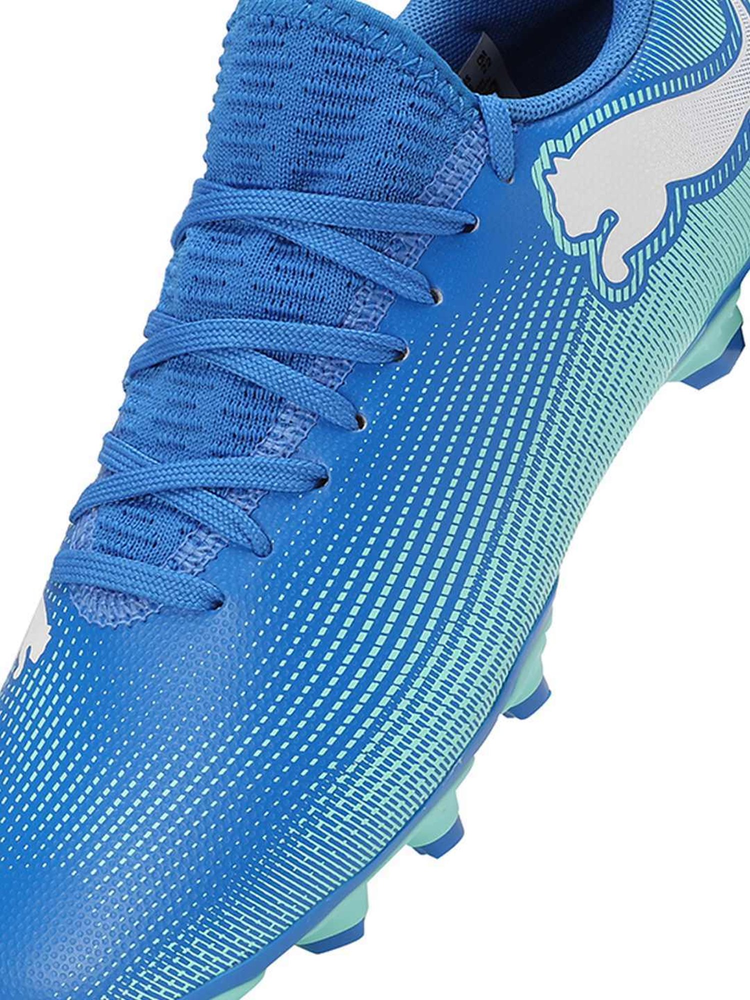 Puma Kids FUTURE 7 PLAY FG/AG Hyperlink Blue Football Shoes