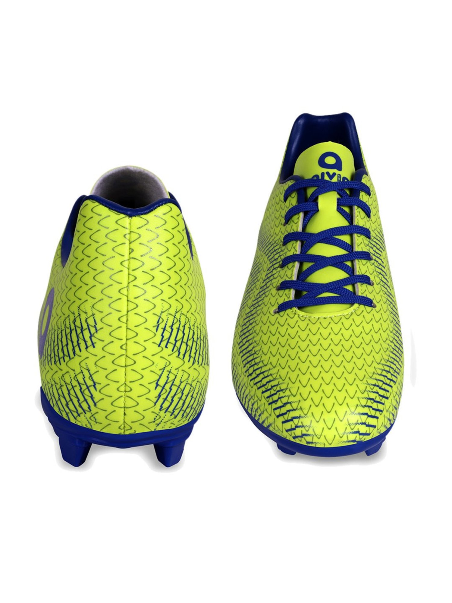 AIVIN Men's Rattle Snake Sulphur Green Football Shoes