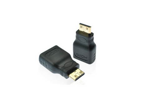 Topwin HDMI Male Type C to Female Type A Adapter Connector for 1080p 3D TV HDTV